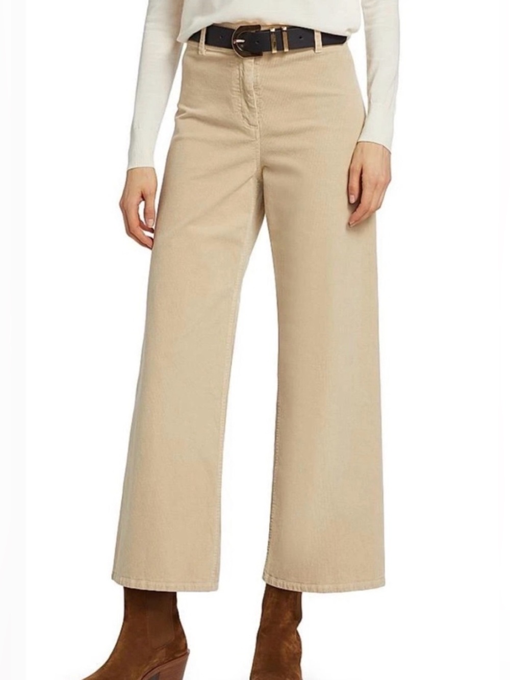 Nili Lotan Megan Wide Leg Corduroy Pants